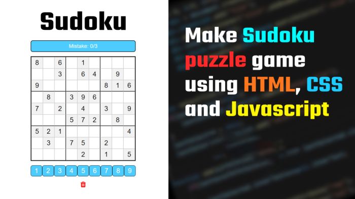 Puzzle Game In JavaScript