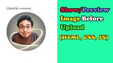 How to Preview image before uploading in JavaScript